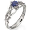 טבעת אירוסין יפהפיה בשיבוץ יהלום עשויה פלטינה ENG #9 טבעות אירוסין