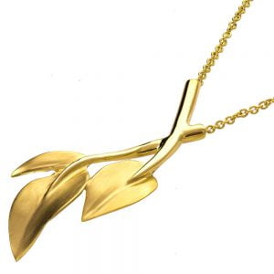 Leaves Pendant Yellow Gold Catalogue