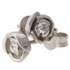 Rose Earrings Platinum and Diamonds Catalogue