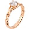 Braided Engagement Ring Platinum and Diamond 2 Catalogue