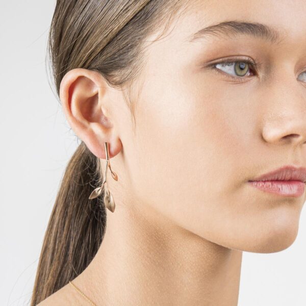 Leaves Earrings Rose Gold Catalogue
