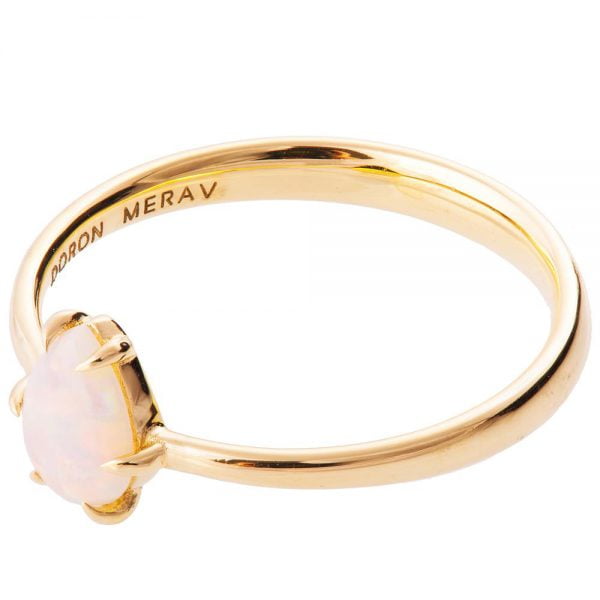 Pear Opal Ring Rose Gold 2 Catalogue