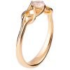 טבעת נישואין בסגנון קלטי בשיבוץ יהלום עשויה זהב צהוב ENG #10B טבעות אירוסין