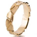 Parched Earth Wedding Band Rose Gold