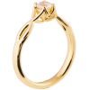 טבעת אירוסין בעבודת יד בשיבוץ יהלומים עשויה זהב לבן ENG #15B טבעות אירוסין