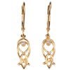 Celtic Earrings Yellow Gold and Diamonds 9 Catalogue