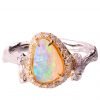 Australian Opal Ring Rose Gold