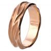 טבעת בהשראת המדבר עשויה זהב לבן Dune #2 טבעות נישואין
