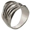טבעת בטקסטורה מיוחדת עשויה פלטינה Goldan Rag #3 טבעות נישואין
