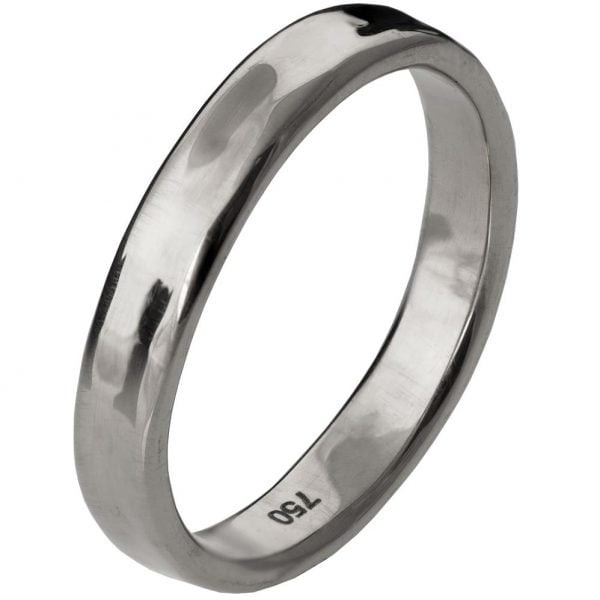 טבעת נישואין אלגנטית בסגנון טבעי מפלטינה Simple #3 טבעות נישואין