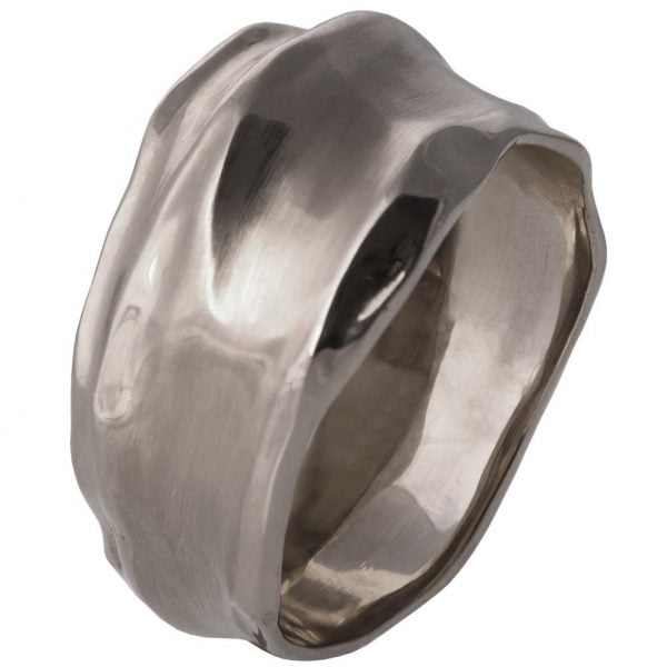 טבעת נישואין לו ולה עשויה פלטינה Wrap #1 טבעות נישואין