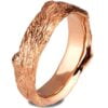 טבעת נישואין בהשראת הטבע עשויה זהב צהוב Twig #9 טבעות נישואין