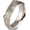 טבעת נישואין בהשראת הטבע עשויה זהב אדום Twig #9 טבעות נישואין