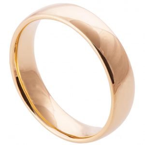 Comfort Fit Wedding Band Rose Gold Catalogue