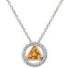 Triangle Pendant Rose Gold and Diamonds Catalogue