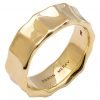 טבעת בעבודת יד עשויה זהב אדום בגימור מבריק  Butter #1 טבעות נישואין