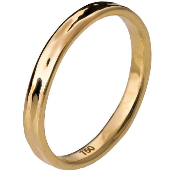 טבעת נישואין 'סימפל' פשוטה ואלגנטית עשויה זהב צהוב Simple #2 טבעות נישואין