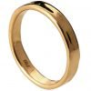 טבעת נישואין אלגנטית בסגנון טבעי בזהב צהוב Simple #3 טבעות נישואין