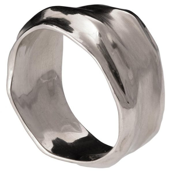 טבעת נישואין לו ולה עשויה זהב לבן Wrap #1 טבעות נישואין