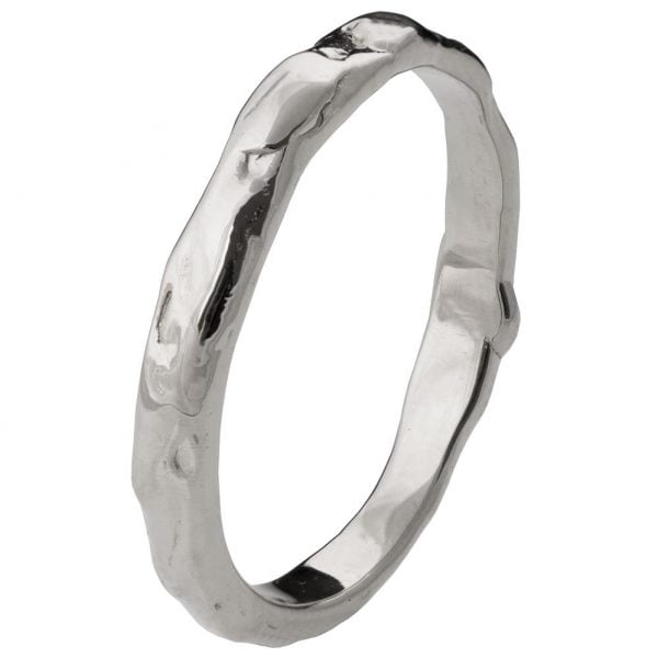 טבעת נישואין ייחודית עשויה פלטינה Wrap #2 טבעות נישואין