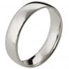 טבעת נישואין קלאסית 'קומפורט פיט' עשויה זהב לבן טבעות נישואין