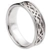 טבעת נישואין בסגנון קלטי עשויה פלטינה – ENG9MW טבעות נישואין