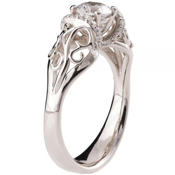 Vintage Engagement Ring Platinum and Diamond ENG18 Catalogue