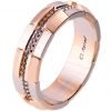 טבעת נישואין לגבר עשויה זהב לבן, משובצת יהלומים שחורים – RBNG19 טבעות נישואין