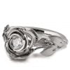 Rose Diamond Engagement Gold Ring