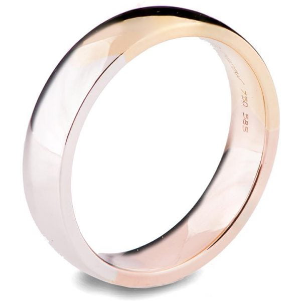 Tricolor Comfort Fit Wedding Band Catalogue