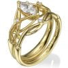 Celtic Bridal Set Rose Gold and Marquise Cut Diamond ENG9 Catalogue