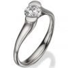 Tension Set Engagement Ring Rose Gold and Diamond Catalogue