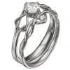 Celtic Engagement Ring Rose Gold and Moissanite 10 Catalogue