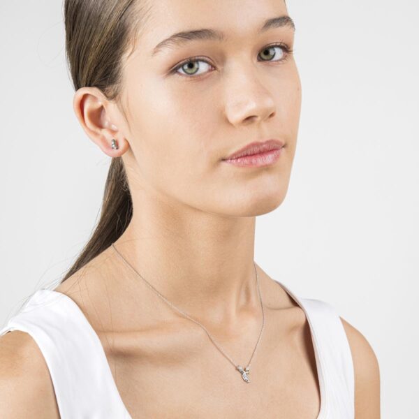 Twig Stud Earrings Platinum Catalogue