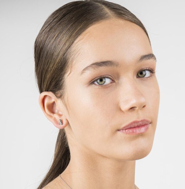 Twig Stud Earrings Platinum Catalogue