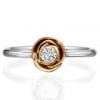 Rose Engagement Ring White Gold and Moissanite 7 Catalogue