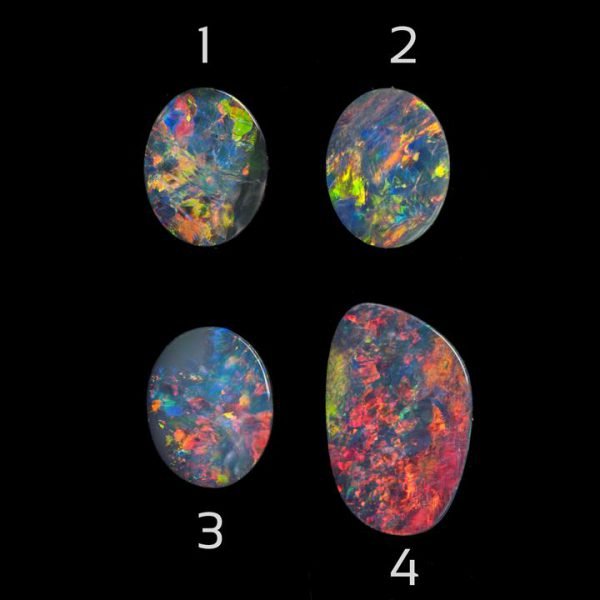 Black Opal and Diamonds Yellow Gold Ring Catalogue
