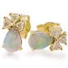 Opal Earrings Rose Gold and Diamonds Catalogue