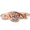 Knot Engagement Ring Yellow Gold and Moissanite 41 Catalogue