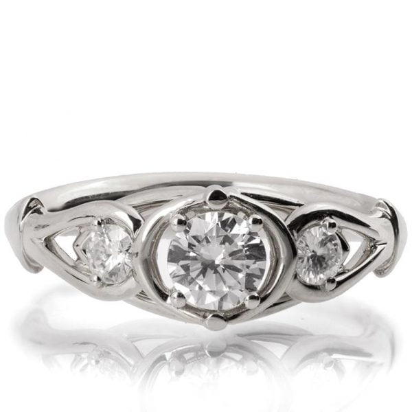 Celtic Engagement Ring Platinum and Diamonds Catalogue