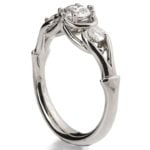 Celtic Engagement Ring Platinum and Diamonds