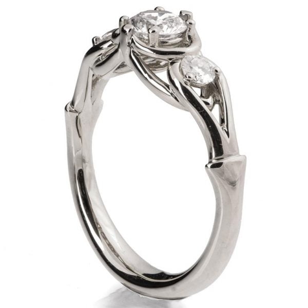 Celtic Engagement Ring Platinum and Diamonds