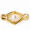 Celtic Engagement Ring Rose Gold and Pearl ENG9 Catalogue