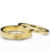 Hammered Mobius Wedding Band Yellow Gold Catalogue