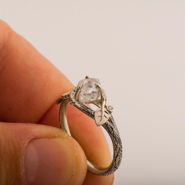 Raw Diamond ring. I need! | Rough diamond ring, Raw diamond rings, Jewelry