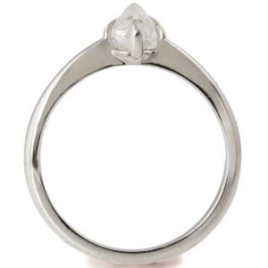 Rough Diamond Solitaire Engagement Ring 2