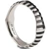 Black Striped and Gold Wedding Band White Gold Catalogue