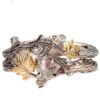 Twig and Maple Leaf Raw Diamond Ring Yellow Gold Catalogue