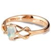 Opal Celtic Engagement Ring Platinum Catalogue