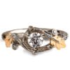 Twig and Oak Leaf Engagement Ring Rose Gold and Moissanite Catalogue